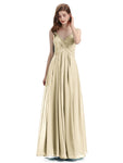 Elegant A-line Sleeveless Chiffon Bridesmaid Dresses