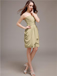 Sweetheart Short Sheath Knee length Bridesmaid Dresses