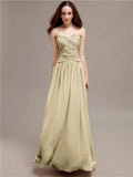 Sweetheart Long A-Line Bridesmaid Dresses