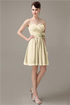 Fashion Sweetheart A-line Chiffon Knee-length Bridesmaid Dresses