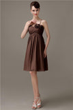 Spaghetti Straps A-line Sweetheart Chiffon Bridesmaid Dresses