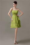 Sweetheart Chiffon A-line Knee-Length Bridesmaid Dresses