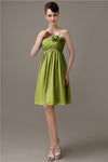 Spaghetti Straps A-line Sweetheart Chiffon Bridesmaid Dresses