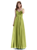 Elegant A-line Sleeveless Chiffon Bridesmaid Dresses