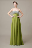 Popular Sweetheart Sequins A-line Floor-Length Bridesmaid Dresses