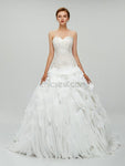 Custom Real Made Sweetheart Unique Design High Quality Wedding Dresses, Bridal Dress LMX1124
