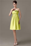 Spaghetti Straps A-line Sweetheart Chiffon Bridesmaid Dresses