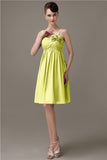 Spaghetti Straps A-line Sweetheart Chiffon Bridesmaid Dresses