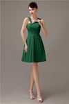 Simple A-line Knee-length Chiffon Bridesmaid Dresses