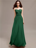 Sweetheart Long A-Line Bridesmaid Dresses