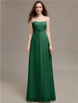 Simple Sweetheart Sleeveless A-line Floor-Length Bridesmaid Dresses