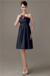 Spaghetti Straps A-line Sweetheart Chiffon Bridesmaid Dresses