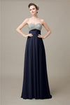 Popular Sweetheart Sequins A-line Floor-Length Bridesmaid Dresses