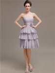 Sweetheart Pleats A-line Short Bridesmaid Dresses