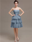 Sweetheart Pleats A-line Short Bridesmaid Dresses