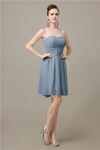 Popular  Chiffon Sweetheart Knee-Length Bridesmaid Dresses