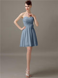 Simple Sweetheart A-Line Short Bridesmaid Dresses