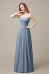 Pretty Chiffon A-line Sweetheart Floor-Length Bridesmaid Dresses