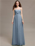 Simple Sweetheart Sleeveless A-line Floor-Length Bridesmaid Dresses