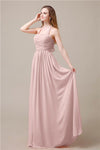 Elegant Hatler A-line Chiffon Floor-Length Bridesmaid Dresses