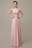 Sweatheart A-line Chiffon One Shoulder Floor-Length Long Bridesmaid Dresses