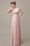 A-line Chiffon Sweatheart Floor-Length Beach Bridesmaid Dresses