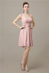 Popular  Chiffon Sweetheart Knee-Length Bridesmaid Dresses