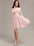 V-Neck Short A-Line Bridesmaid Dresses