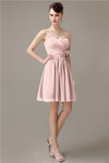 Fashion Sweetheart A-line Chiffon Knee-length Bridesmaid Dresses