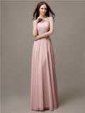 Unique Sweetheart Sleeveless A-line Floor-Length Bridesmaid Dresses