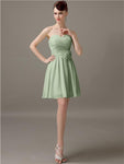 Simple Sweetheart A-Line Short Bridesmaid Dresses