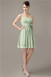 Fashion Sweetheart A-line Chiffon Knee-length Bridesmaid Dresses