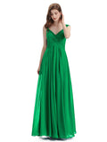 Elegant A-line Sleeveless Chiffon Bridesmaid Dresses