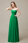 Pretty Chiffon A-line Sweetheart Floor-Length Bridesmaid Dresses