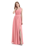 One-Shoulder A-line Top Lace Floor-Length Bridesmaid Dresses