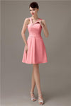 Simple A-line Knee-length Chiffon Bridesmaid Dresses