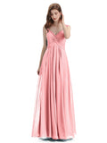 Elegant A-line Sleeveless Chiffon Bridesmaid Dresses