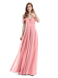 Elegant Sweetheart Off Shoulder Floor-Length Bridesmaid Dresses