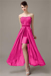 Charming A-line Chiffon Sweetheart Sexy Slit Bridesmaid Dresses