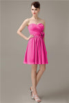 Fashion Sweetheart A-line Chiffon Knee-length Bridesmaid Dresses