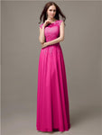 Unique Sweetheart Sleeveless A-line Floor-Length Bridesmaid Dresses