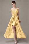 Charming A-line Chiffon Sweetheart Sexy Slit Bridesmaid Dresses