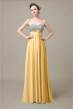 Popular Sweetheart Sequins A-line Floor-Length Bridesmaid Dresses