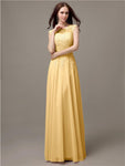 Unique Sweetheart Sleeveless A-line Floor-Length Bridesmaid Dresses