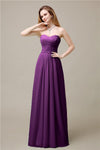 Pretty Chiffon A-line Sweetheart Floor-Length Bridesmaid Dresses