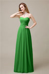 Pretty Chiffon A-line Sweetheart Floor-Length Bridesmaid Dresses