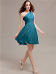 One Shoulder Short A-Line Bridesmaid Dresses