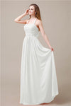 Elegant Hatler A-line Chiffon Floor-Length Bridesmaid Dresses