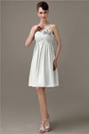 Spaghetti Straps A-line Sweetheart Chiffon Bridesmaid Dresses