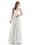 Charming Halter V-neck Floor Lenght Bridesmaid Dresses